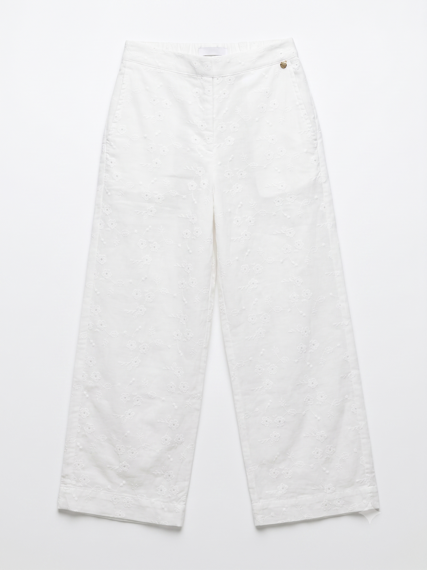 Pantalon Jurucha Broderie Natural