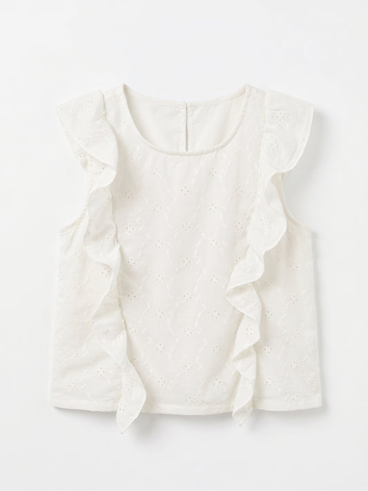 Blusa Bea Broderie Blanca