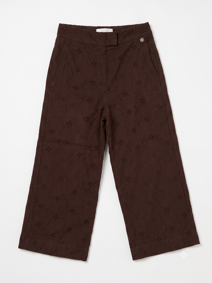 Pantalon Jurucha Broderie Chocolate