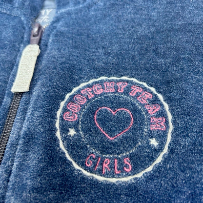 Campera plush azul