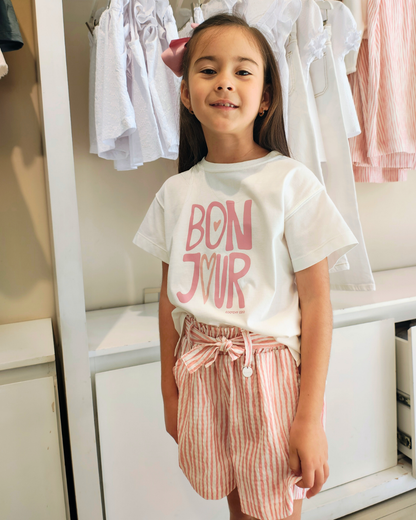 Remera Londres Bonjour Natural