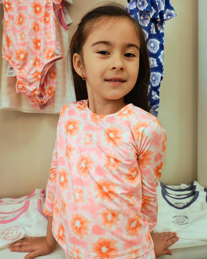 Remera De Playa Hortensia Rosa