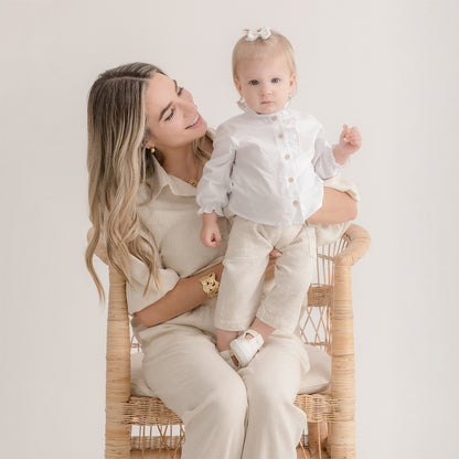 Camisa voladito blanca