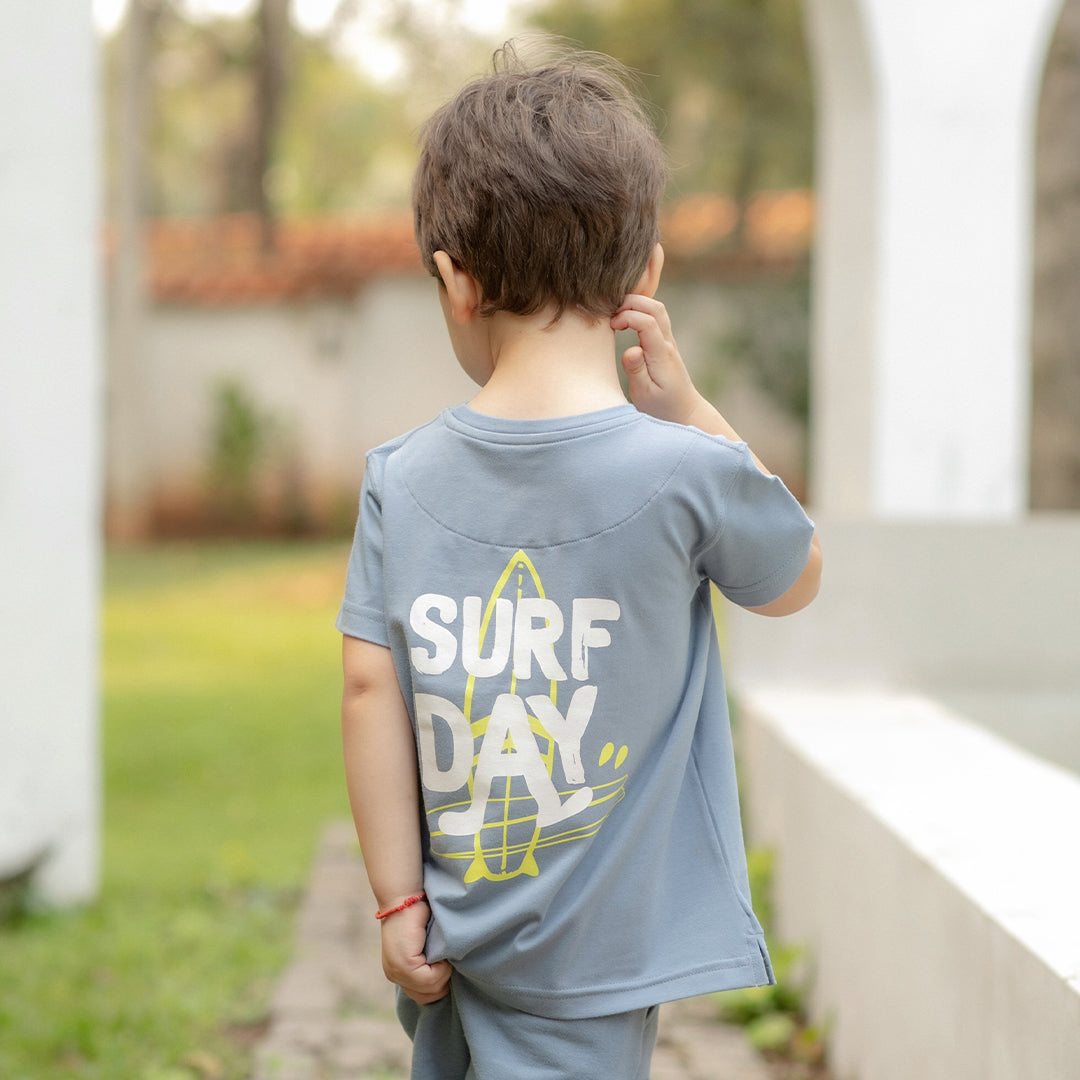 Remera Varón Azul Denim Surf