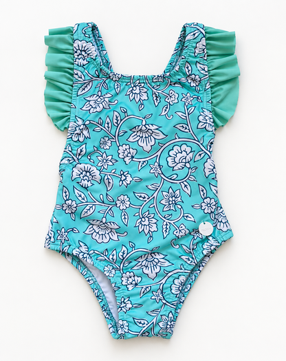 Malla Tere Floral Aqua