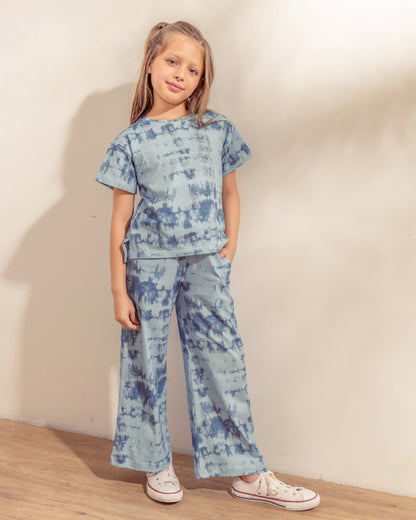 Pantalon Nara Batik Azul