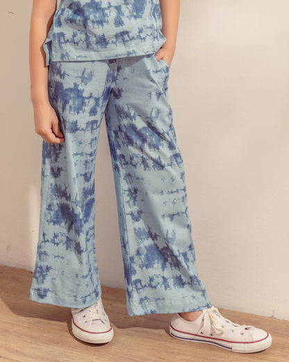 Pantalon Nara Batik Azul