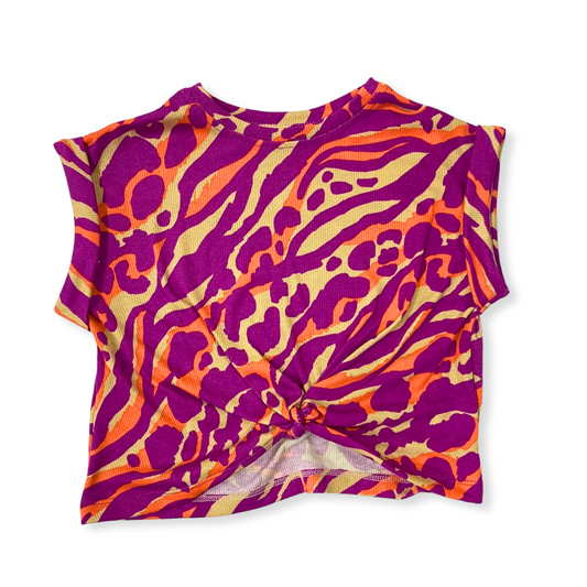 Remera Nudo Print Purple