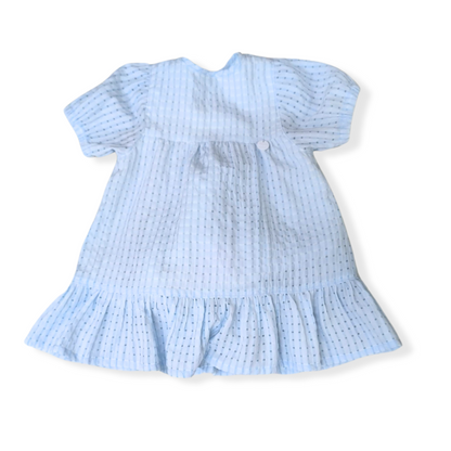 Vestido Marta Vichy Celeste