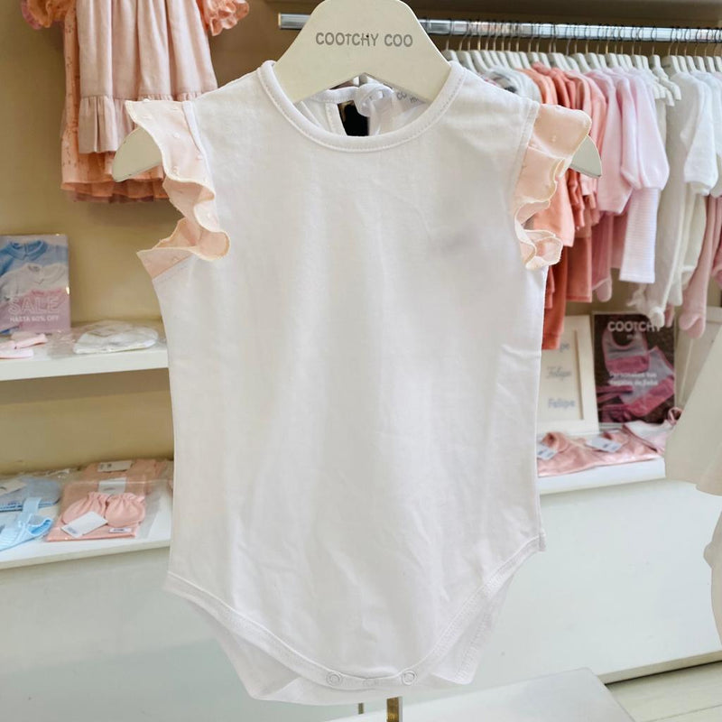 Body Tizzi con Volados Rosa