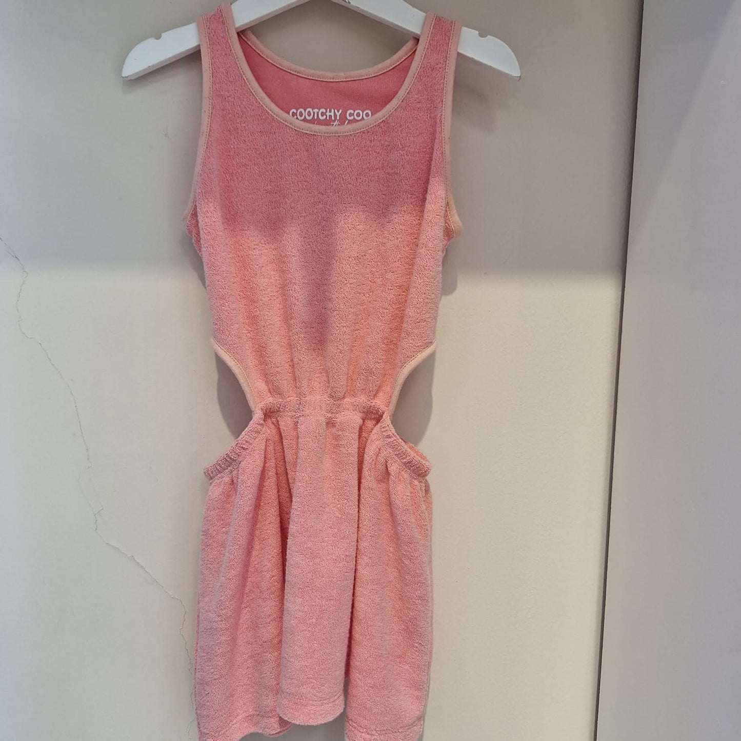 Vestido towel coral