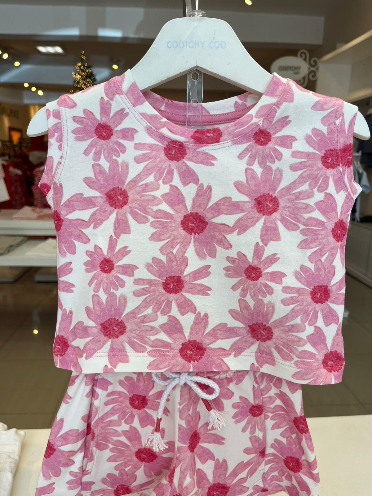 Remera Margarita Flores Rosa