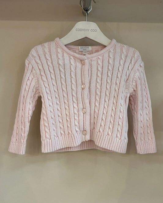 Saquito Trenza Triple Rosa