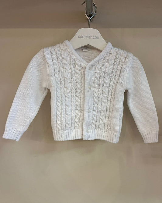 Saquito Trenza Triple Blanco