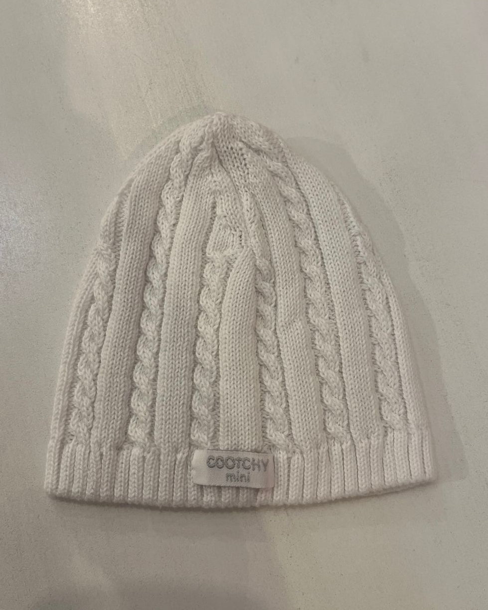 Gorro Trenzas Blanco