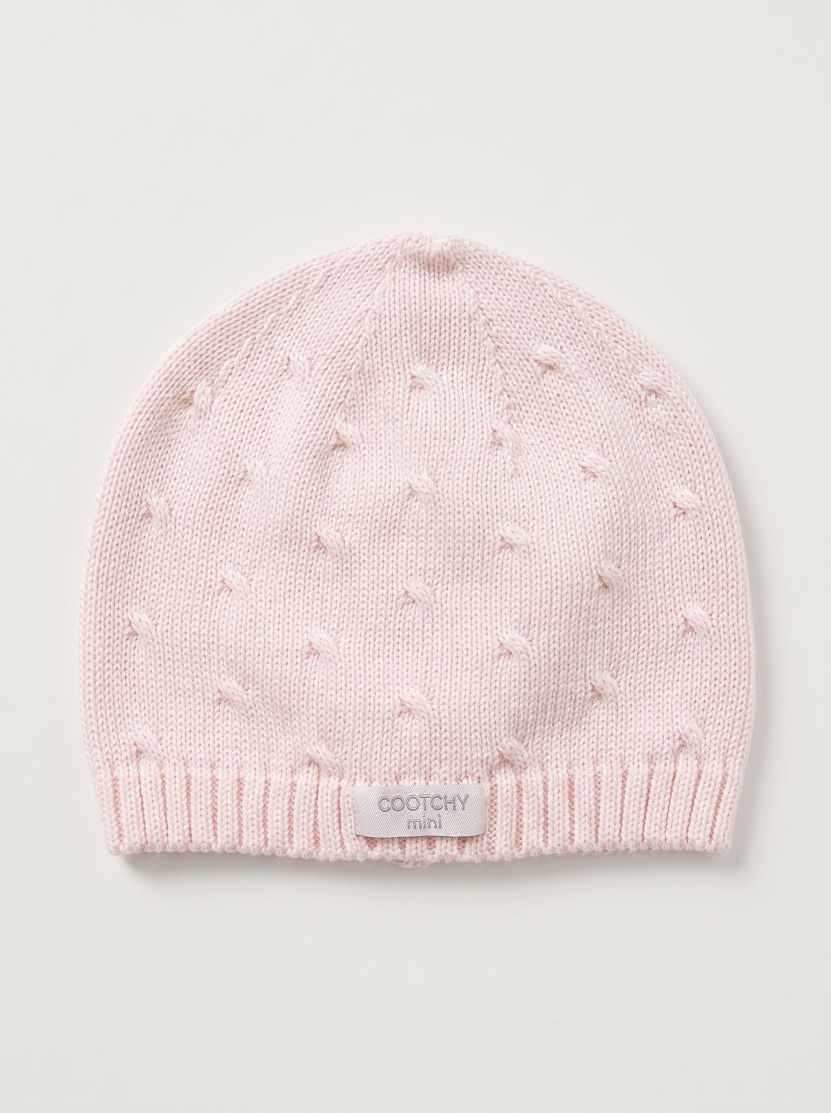Gorro Gotas Trenzas Rosa