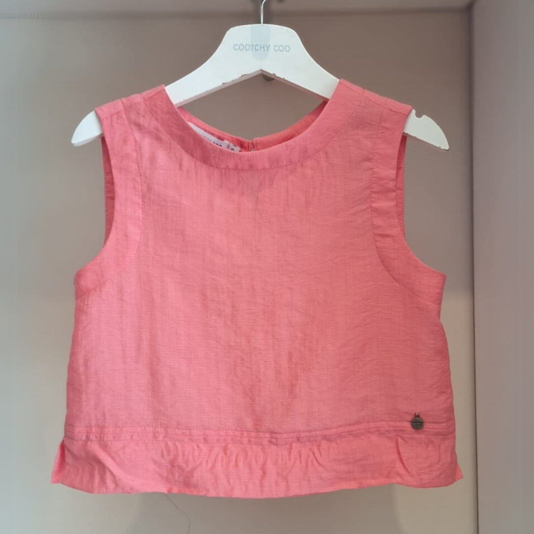 Blusa Bruna Brillito Coral