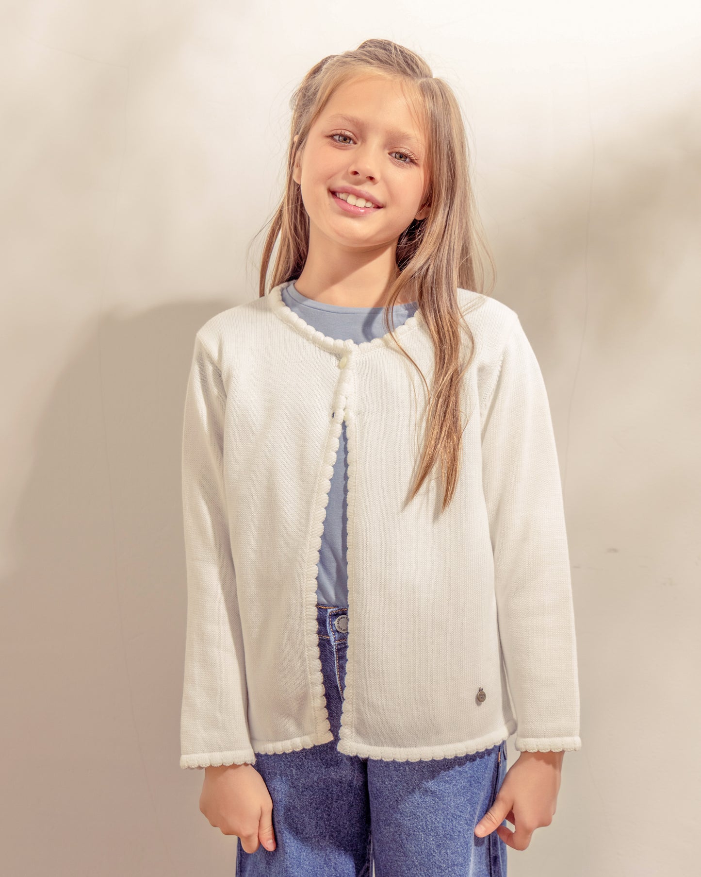 Cardigan Jersey Natural