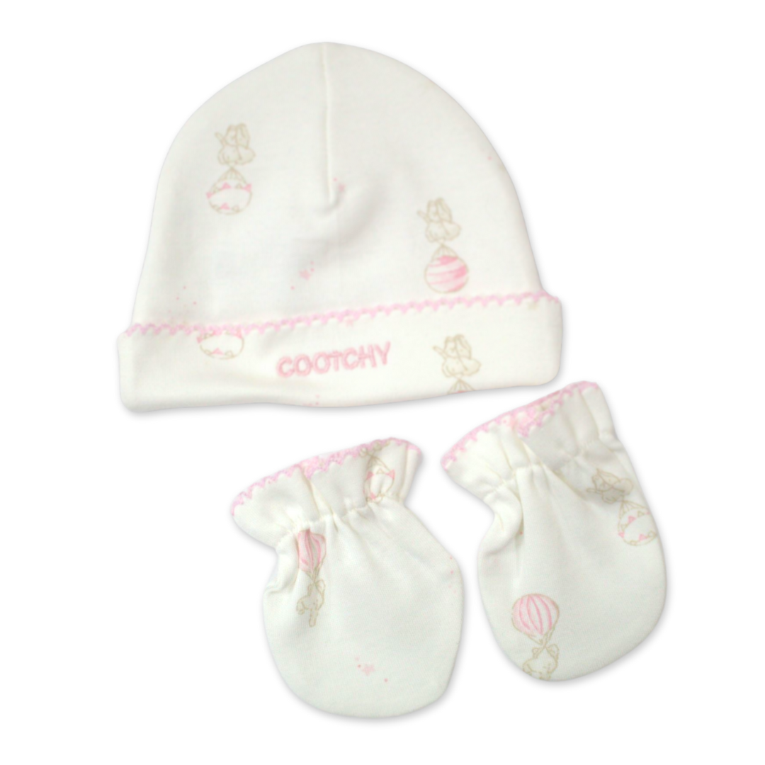 Set Gorro y Manopla Ballon Rosa