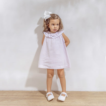 Vestido Victoria Vichy Rosa