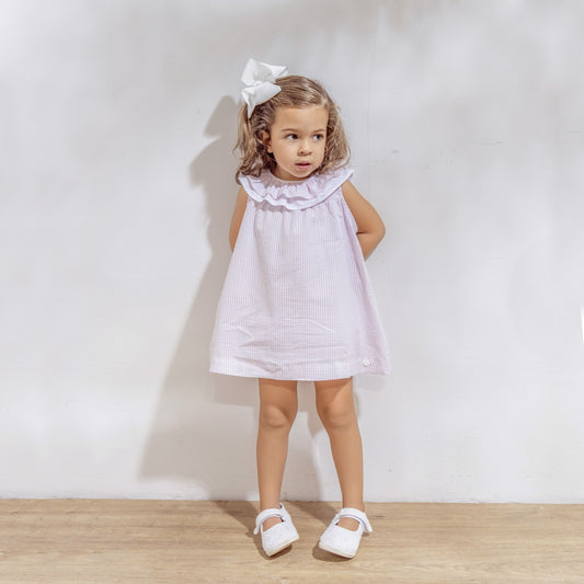 Vestido Victoria Vichy Rosa