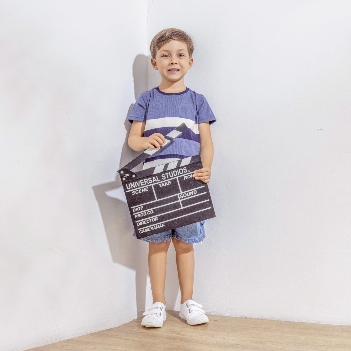 Remera Varón Rayas Azul