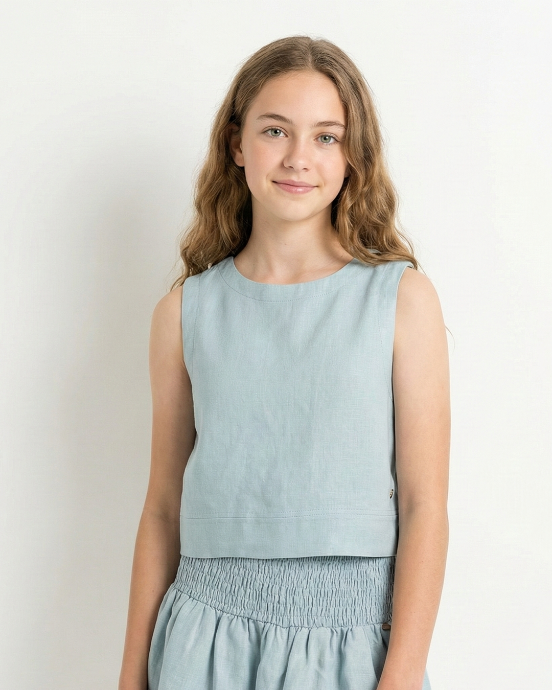 Blusa Bruna Lino Cristal