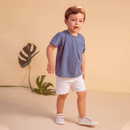 Remera Varon con bolsillo azul