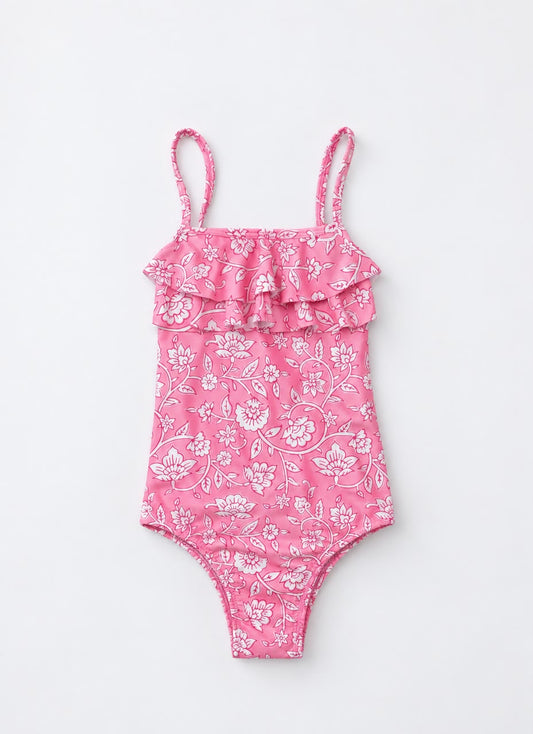 Malla Lujan Floral Fucsia