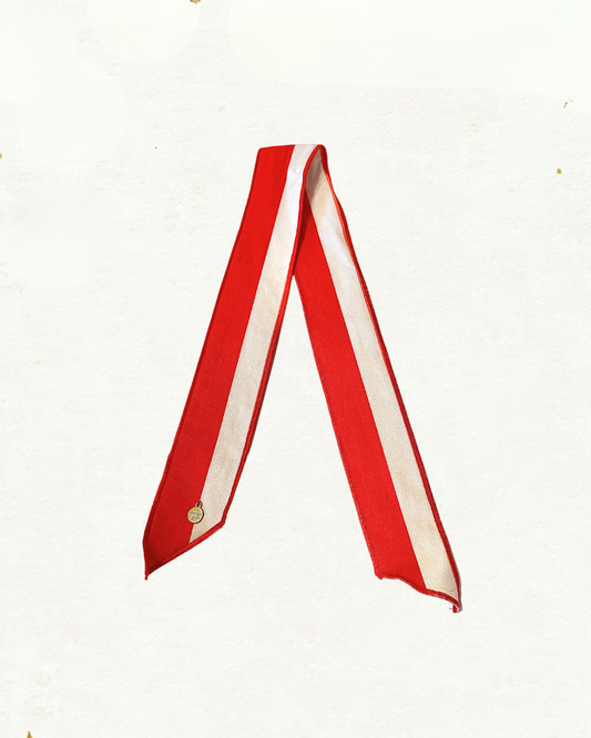 Lazo Rayas Rojas Roja Y Fucsia