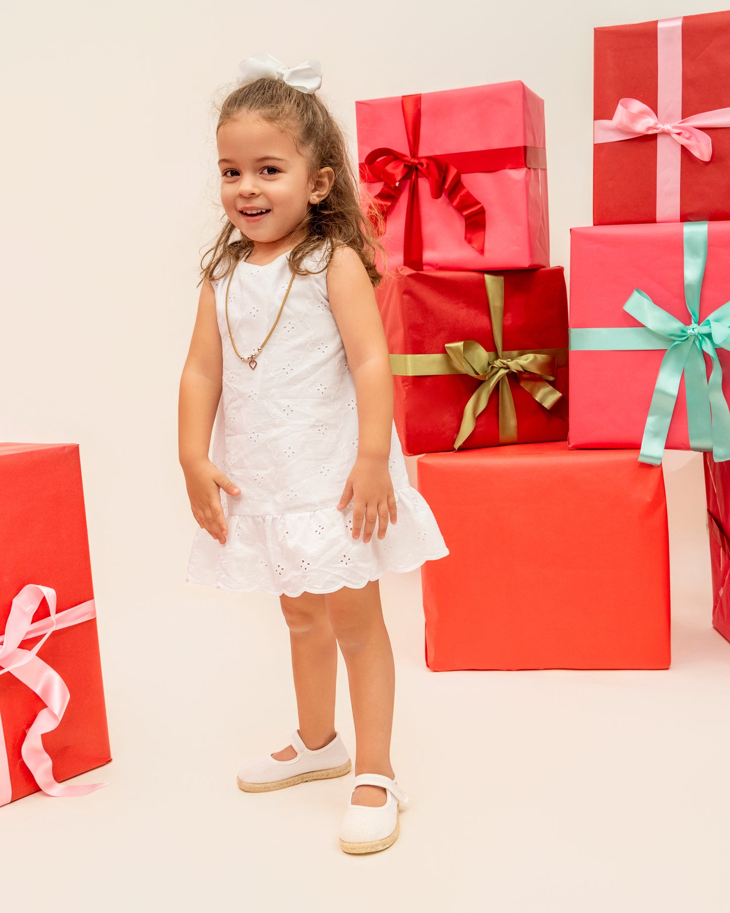 Vestido Florencia Broderie Blanco