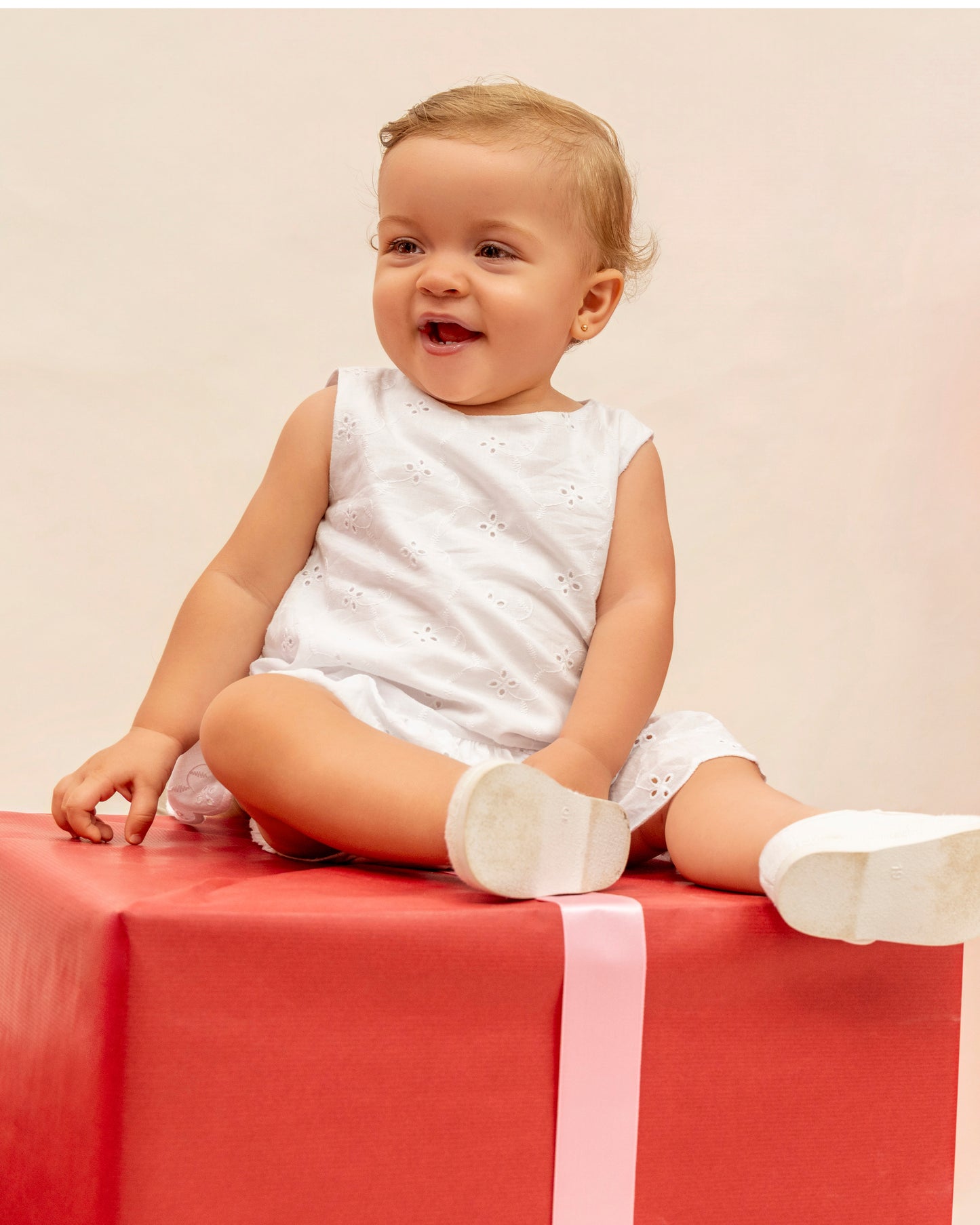 Vestido Florencia Broderie Blanco