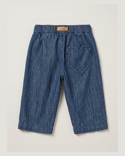 Pantalon Bebe Corazon Denim