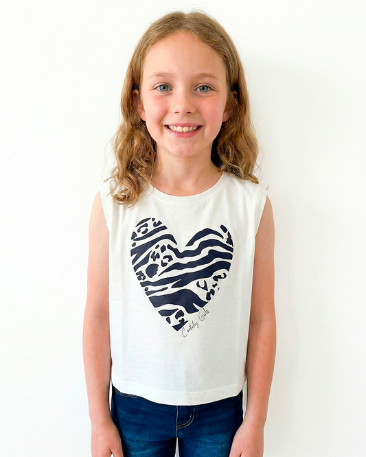 Remera Loli Corazon Negra