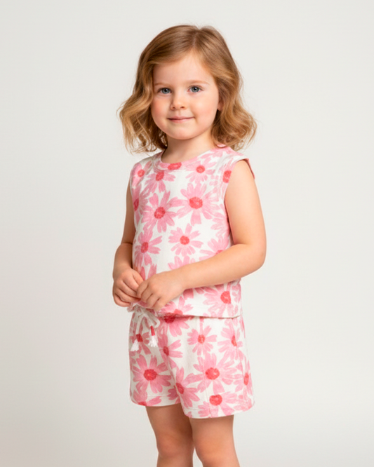 Short Margarita Flores Rosa