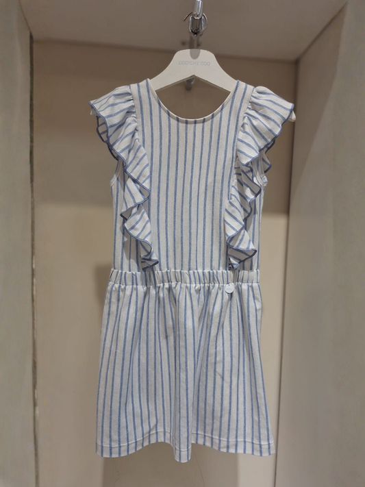 Vestido Euge Rayas Azul