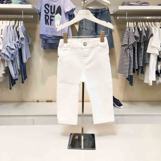 Jeans unisex blanco