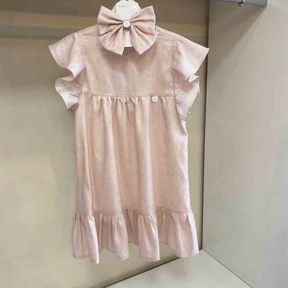Vestido Marta brillito rosa