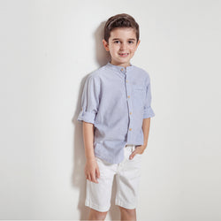 Camisa Pepe rayas azul/blanco